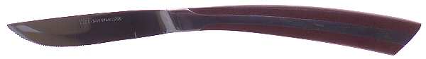 ELD2-BROWN (STAINLESS) Individual Steak Knife Hollow Handle