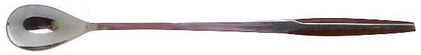 ELD2-BROWN (STAINLESS) Iced Tea Spoon by Eldan