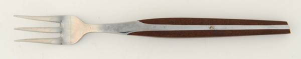 ELD2-BROWN (STAINLESS) Cocktail/Seafood Fork by Eldan