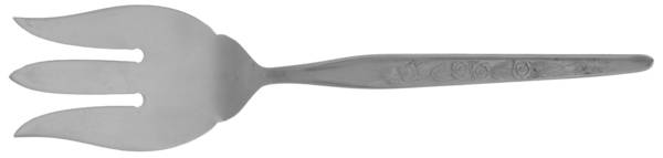 ELD5 (STAINLESS) Medium Solid Cold Meat Serving Fork