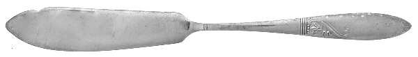 Ophelia (Silverplate) Flat Handle Master Butter Knife