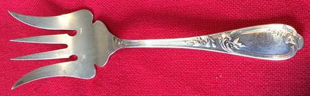 Fontenoy (Silverplate) Solid Salad Serving Fork