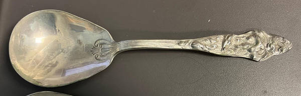 ESH1 (Silverplate) Solid Salad Serving Spoon