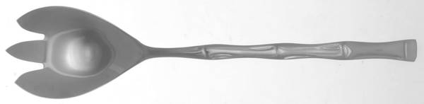 Bamboo (Stainless) Solid Salad Serving Fork