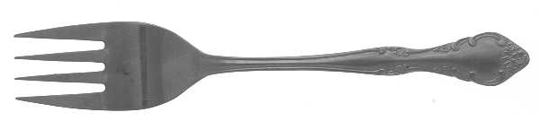Cascade (Stainless) Medium Solid Cold Meat Serving Fork