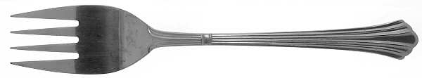 Dorian (Stainless) Medium Solid Cold Meat Serving Fork by Estia