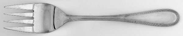 Pearl (Stainless) Medium Solid Cold Meat Serving Fork