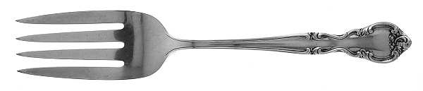 American Classic (Sterling, 1944) Medium Solid Cold Meat Serving Fork
