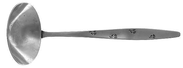 Floret (Stainless) Solid Piece Cream Ladle