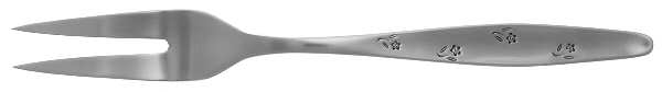 Floret (Stainless) Medium Solid Cold Meat Serving Fork