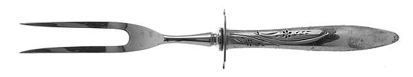 Helene (Sterling, 1955) Small Steak Carving Fork with Stainless Prongs