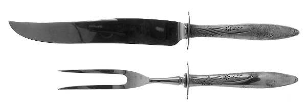 Helene (Sterling, 1955) Small Stainless Blade 2-Piece Steak Carving Set