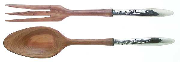 Helene (Sterling, 1955) Wooden Bowl 2-Piece Salad Set