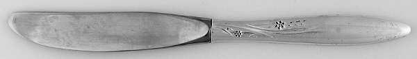 Helene (Sterling, 1955) Modern Hollow Butter Spreader (Stainless)