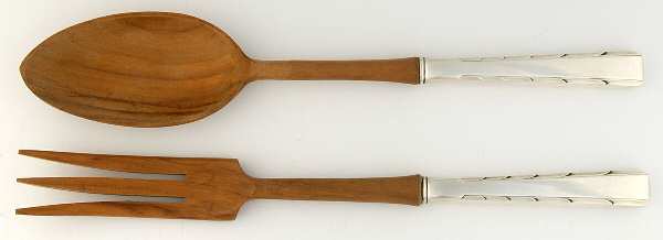 Horizon (Sterling, 1944) Wooden Bowl 2 Piece Salad Set