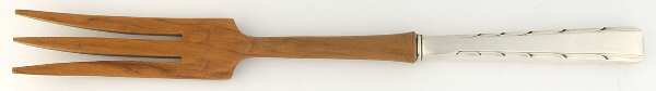 Horizon (Sterling, 1944) Salad Serving Fork Wooden Prongs