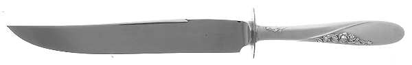 Rose Spray (Sterling, 1955) Small Steak Carving Knife with Stainless Blade