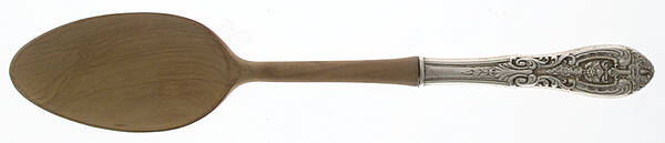 Southern Grandeur Salad Serving Spoon with Wooden Bowl