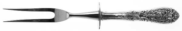 Southern Grandeur Small Steak Carving Fork with Stainless Prongs