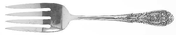 Southern Grandeur Medium Solid Cold Meat Serving Fork