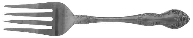 Valhalla (Stainless) Medium Solid Cold Meat Serving Fork