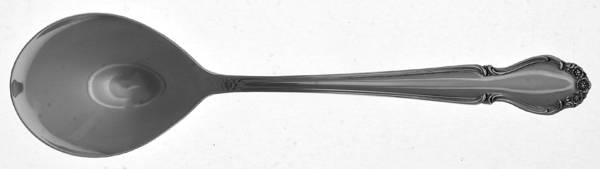 Wedding Day (Stainless) Round Bowl Soup Spoon (Cream Soup)