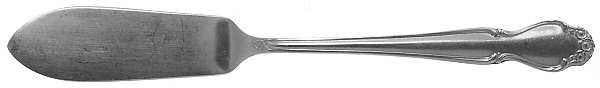 Wedding Day (Stainless) Flat Handle Master Butter Knife