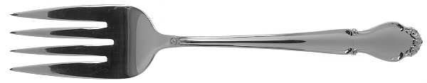 Wedding Day (Stainless) Medium Solid Cold Meat Serving Fork