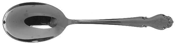 Wedding Day (Stainless) Solid Smooth Casserole Spoon