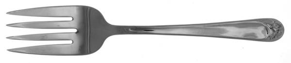 Whispering Hope Medium Solid Cold Meat Serving Fork