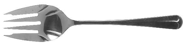 Brookfield (Stainless) Medium Solid Cold Meat Serving Fork