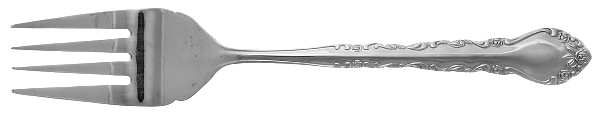 EXF10 (Stainless) Medium Solid Cold Meat Serving Fork