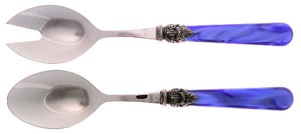 Napoleon-Pearl Blue (Stainless) 2 Pc Salad Set with Stainless Bowl