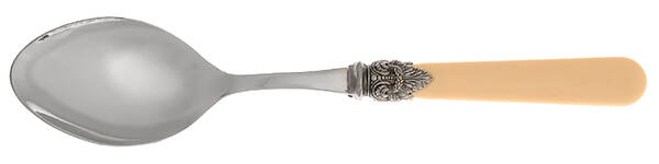 Napoleon-Ivory (Stainless) Salad Servng Spoon with Stainless Bowl