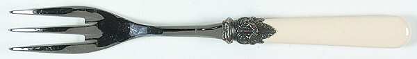 Napoleon-Ivory (Stainless) Large Solid Cold Meat Serving Fork