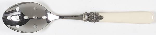 Napoleon-Ivory (Stainless) Pierced Tablespoon (Serving Spoon)