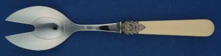 Napoleon-Ivory (Stainless) Salad Serving Fork with Stainless Prongs