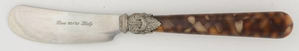 Napoleon-Tortoise (Stainless) Flat Handle Butter Spreader