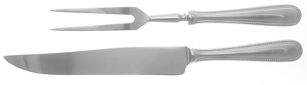 Chatelet (Stainless, Glossy) Small Stainless Blade 2-Piece Steak Carving Set