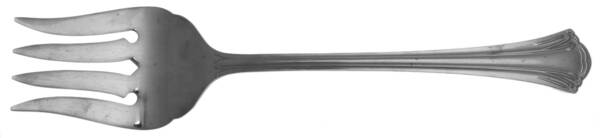 St Joan (Stainless) Medium Solid Cold Meat Serving Fork