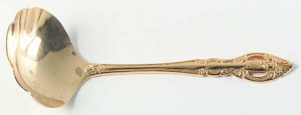 Baroque Gold (Gold Electroplate) Solid Gravy Ladle