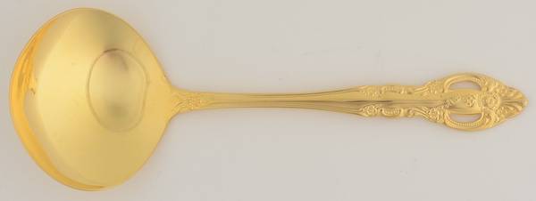 Baroque Gold (Gold Electroplate) Solid Gravy Ladle