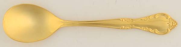 Golden Cascade (Gold Electroplate) Sugar Spoon