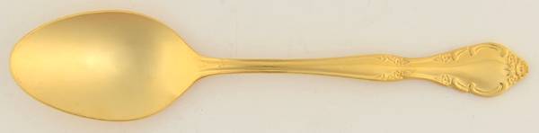 Golden Cascade (Gold Electroplate) Place/Oval Soup Spoon