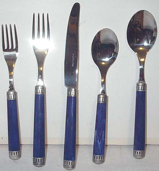 Italia-Cobalt Blue (Stainless) Fork