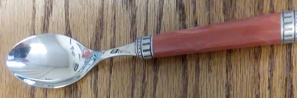 Italia-Red Sienna (Stainless) Teaspoon