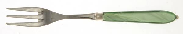 Vendome-Pearl Green (Stainless) Large Solid Cold Meat Serving Fork