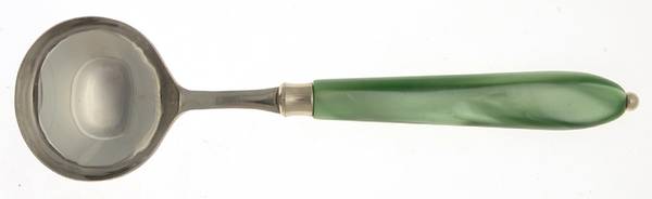 Vendome-Pearl Green (Stainless) Hollow Handle Gravy Ladle with Stainless Bowl
