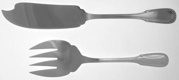 Princesse (Silverplate) 2 Piece Large Solid Fish Serving Set