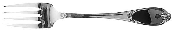 Mozart (Pompadour) Silverplate Individual Salad Fork